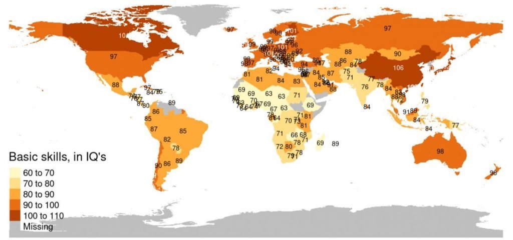 Карта iq мира