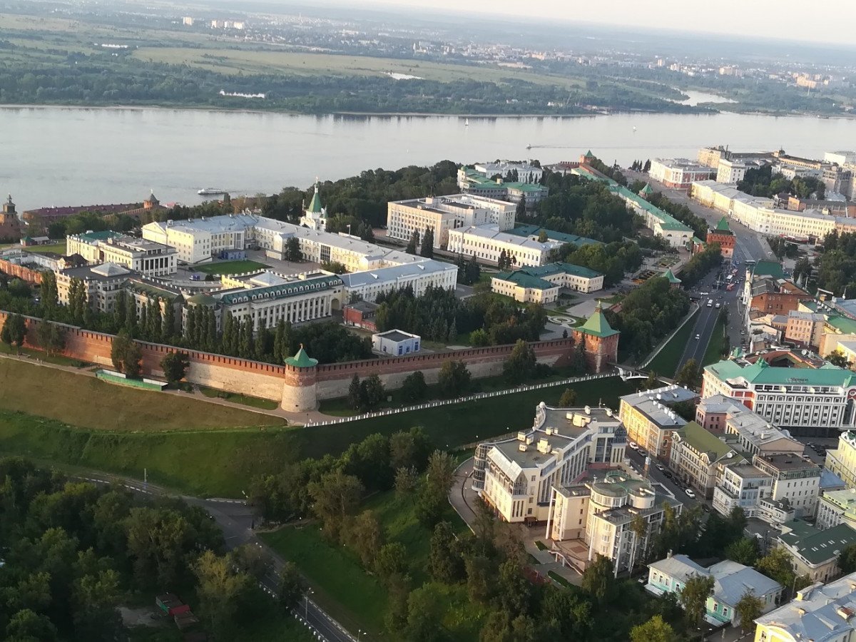 Фото нижегородского кремля сверху