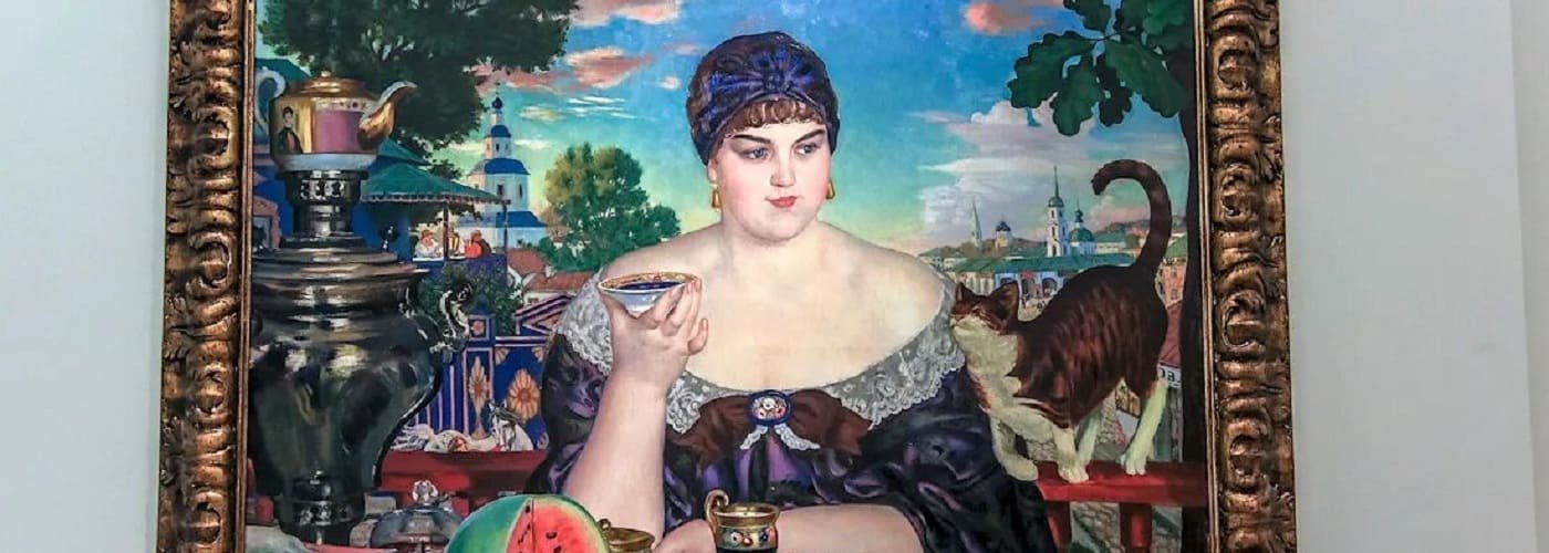 Жанр картины купчиха за чаем