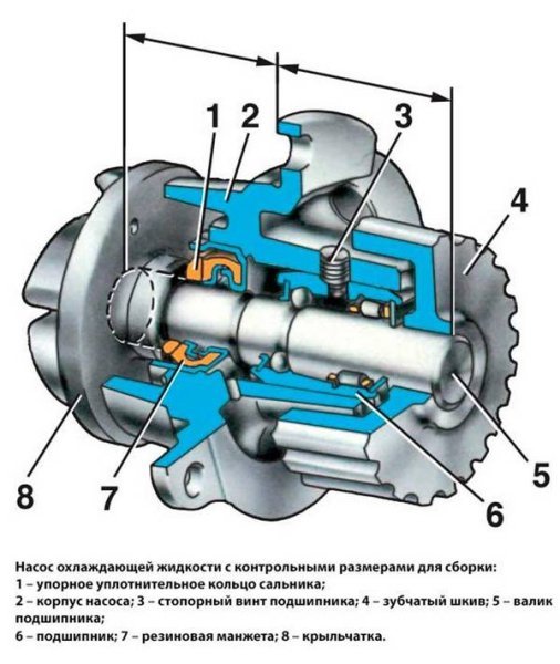 Назначение помпы в авто