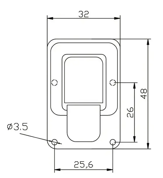 Защелка для кейса bosch