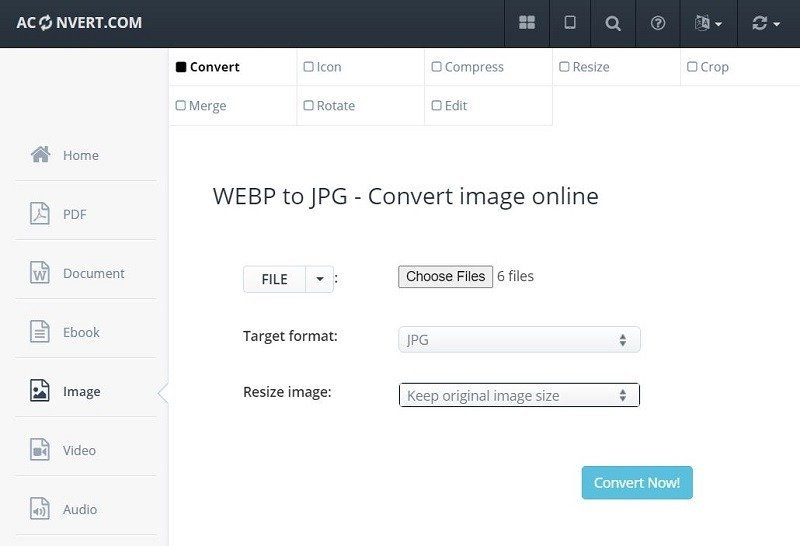 Как сохранять картинки из интернета в формате jpg вместо webp
