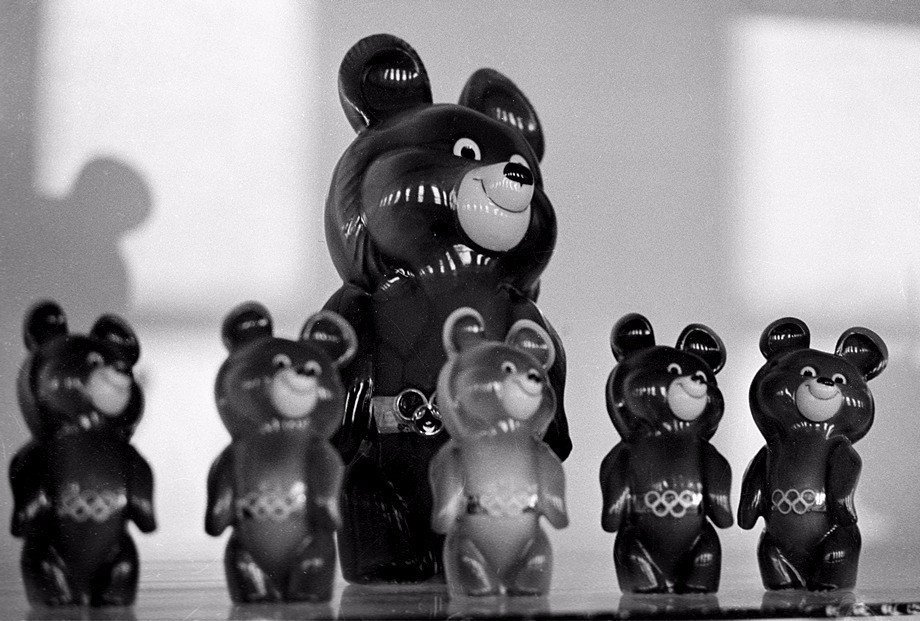 Олимпийский мишка 1980 картинки
