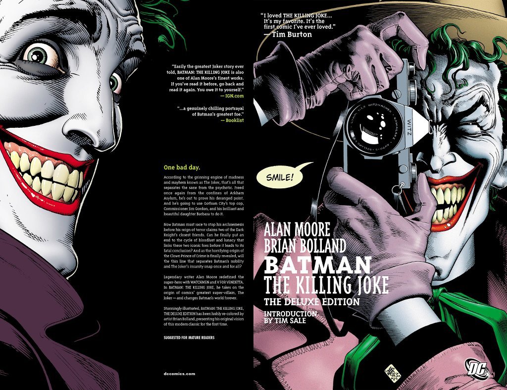 Joke read. Бэтмен убийственная шутка комикс.